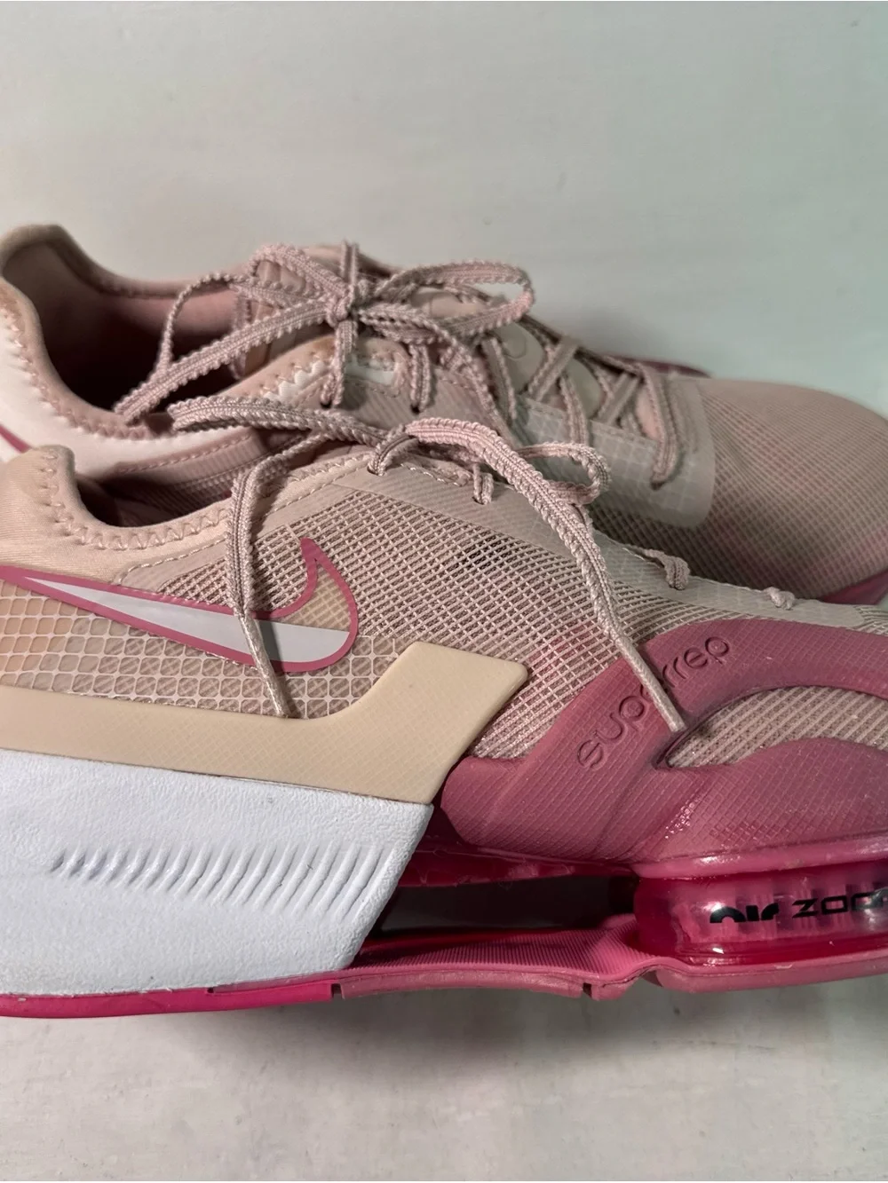 Nike Air Zoom SuperRep 3 Pink Oxford Women's  Size 8 EUC!